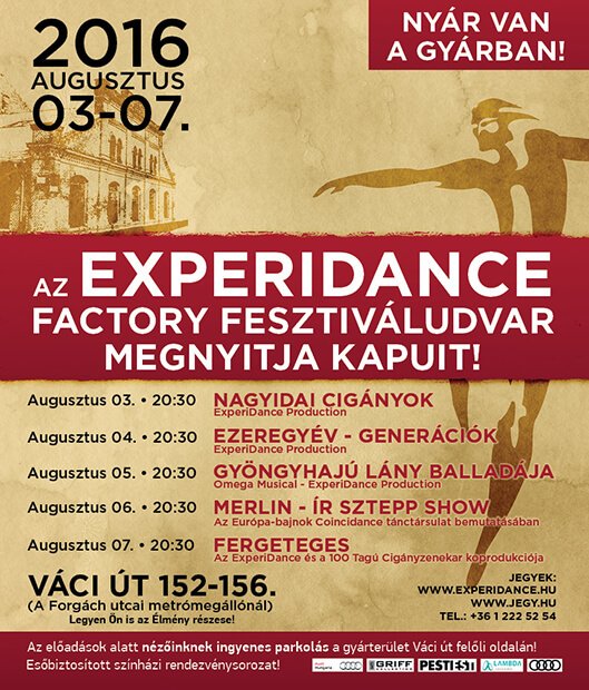 Factory Fesztiváludvar plakát